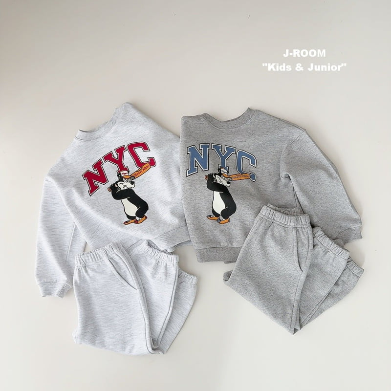 J-Room - Korean Children Fashion - #childofig - NYC Bear Top Bottom Set