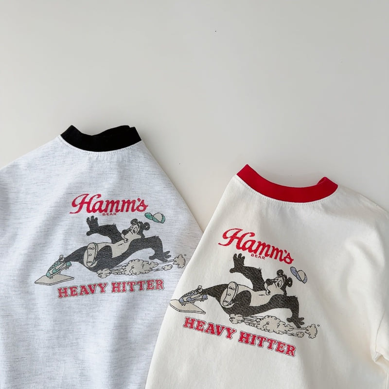 J-Room - Korean Children Fashion - #stylishchildhood - Hams Raglan Tee - 4