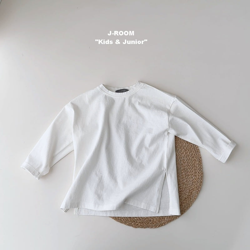J-Room - Korean Children Fashion - #childofig - Point Label Long Tee - 2