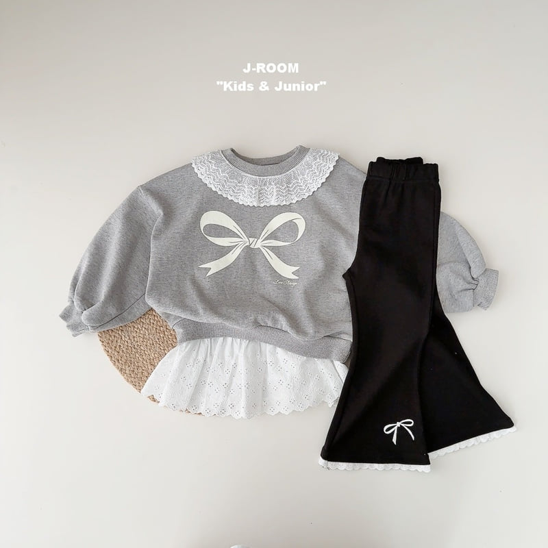 J-Room - Korean Children Fashion - #childofig - Lace Bootcut Pants - 8