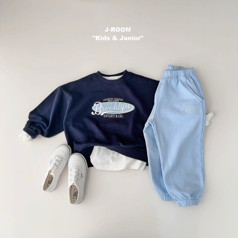 J-Room - Korean Children Fashion - #childrensboutique - Washed Embroidery Jogger Pants - 7