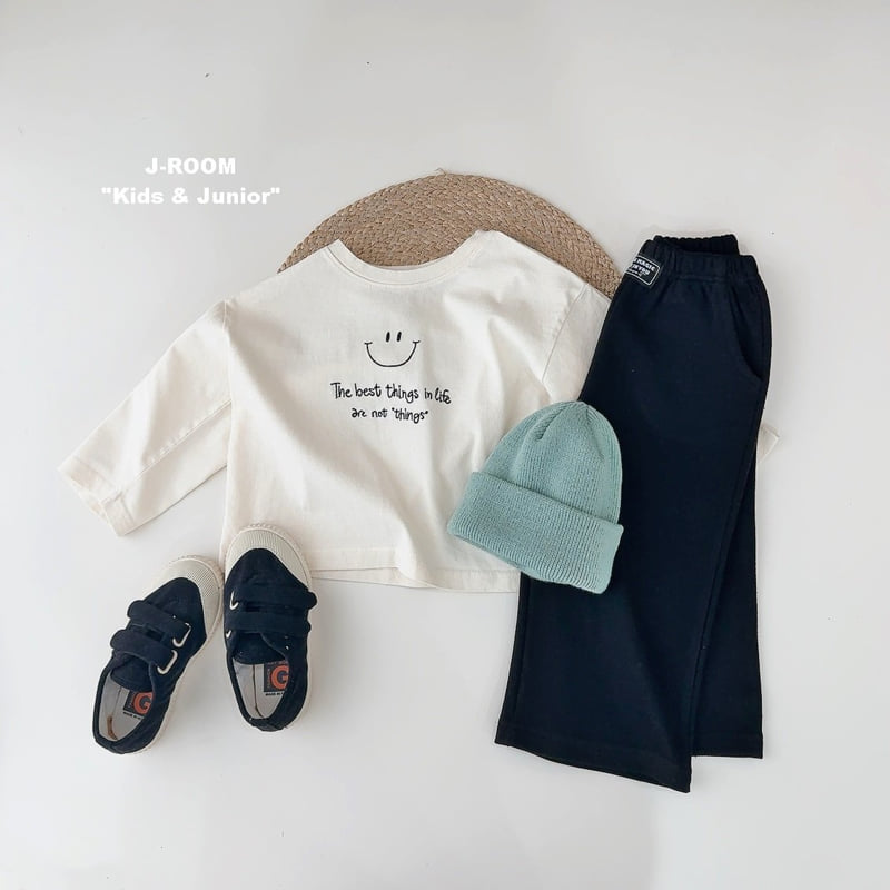 J-Room - Korean Children Fashion - #childrensboutique - Things Embroidery Tee - 9