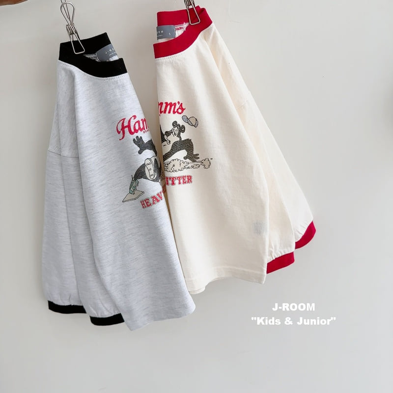 J-Room - Korean Children Fashion - #childrensboutique - Hams Raglan Tee - 5