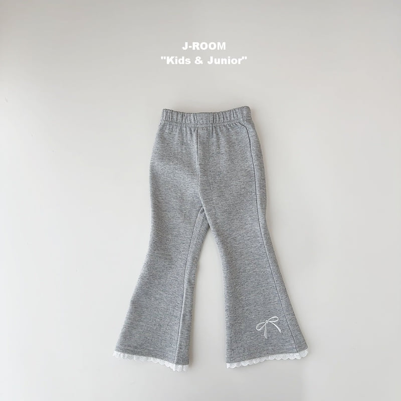 J-Room - Korean Children Fashion - #childrensboutique - Lace Bootcut Pants - 10