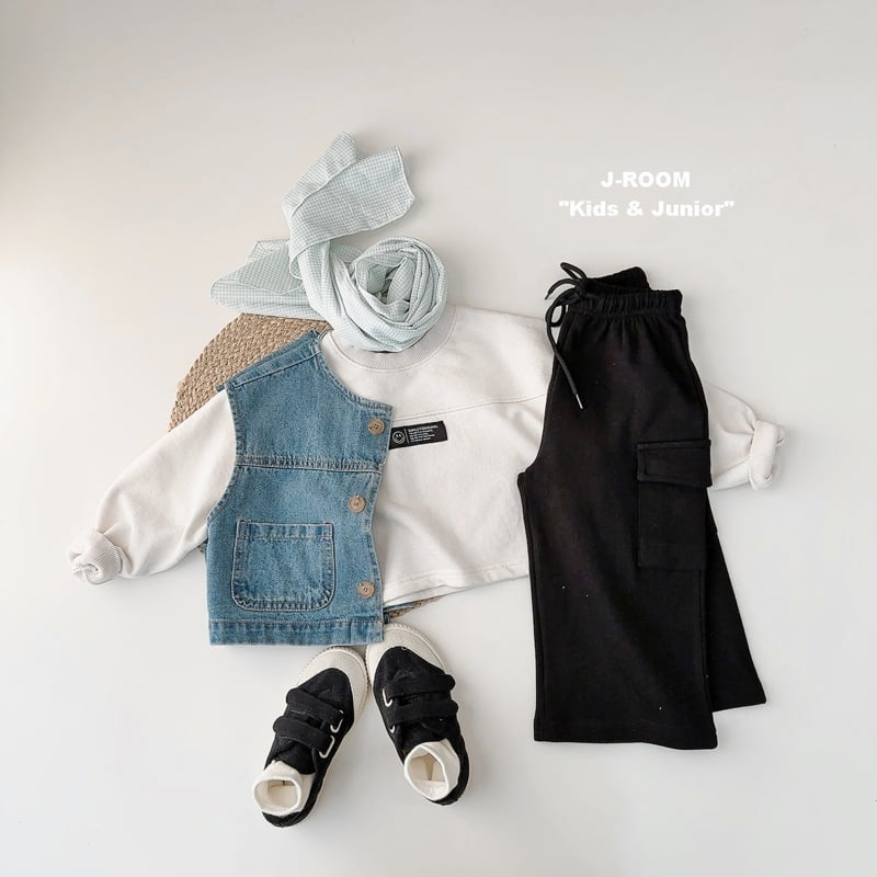 J-Room - Korean Children Fashion - #designkidswear - Label Crop Tee - 10