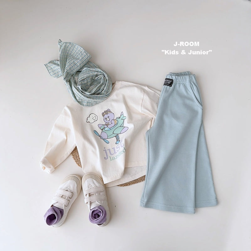 J-Room - Korean Children Fashion - #designkidswear - Airplane Printed Tee - 8