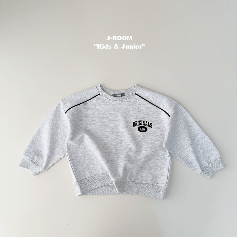 J-Room - Korean Children Fashion - #designkidswear - Embroidery Striped Sweatshirts - 9