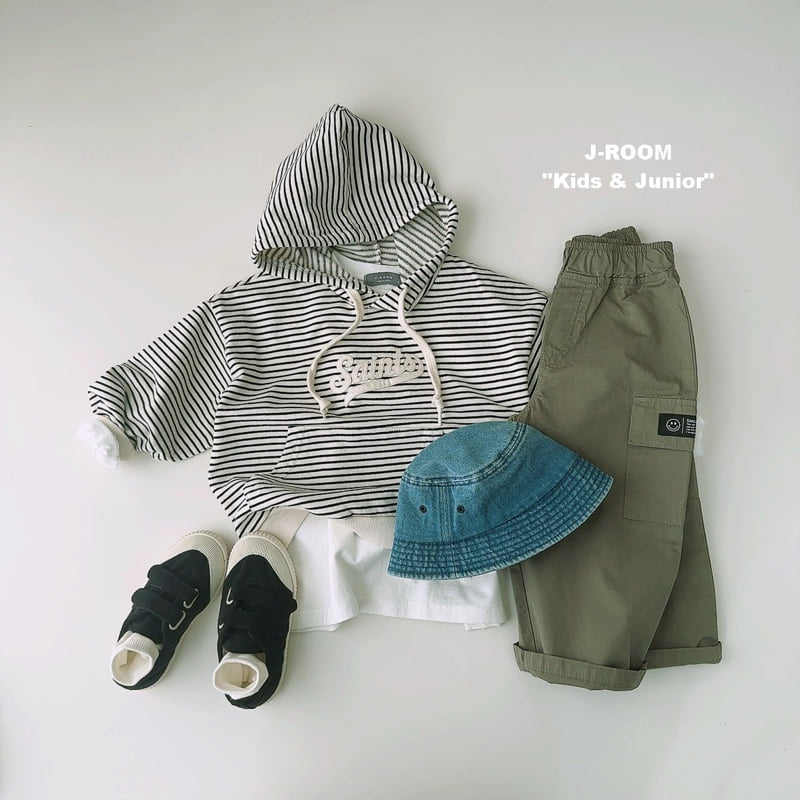 J-Room - Korean Children Fashion - #designkidswear - Label Bio Cargo Pants - 8