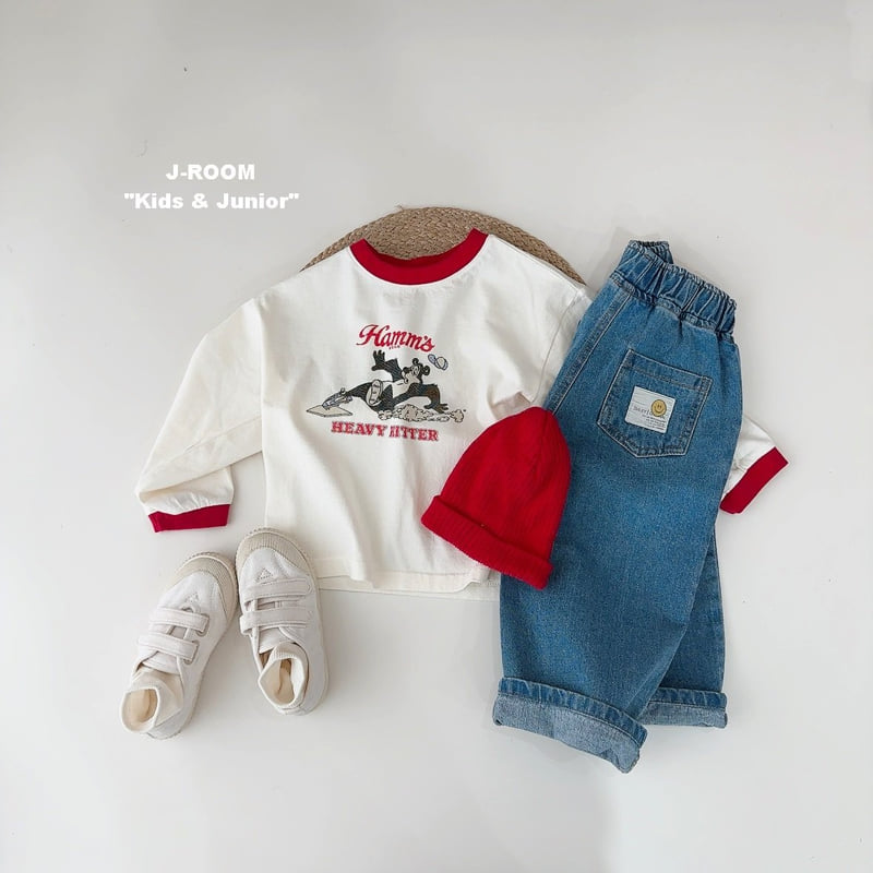 J-Room - Korean Children Fashion - #designkidswear - Hams Raglan Tee - 6