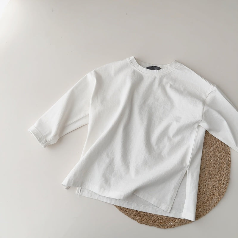 J-Room - Korean Children Fashion - #childrensboutique - Point Label Long Tee - 4