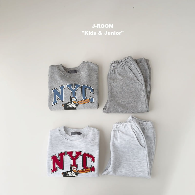 J-Room - Korean Children Fashion - #discoveringself - NYC Bear Top Bottom Set - 5
