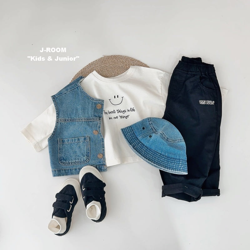 J-Room - Korean Children Fashion - #discoveringself - Things Embroidery Tee - 11