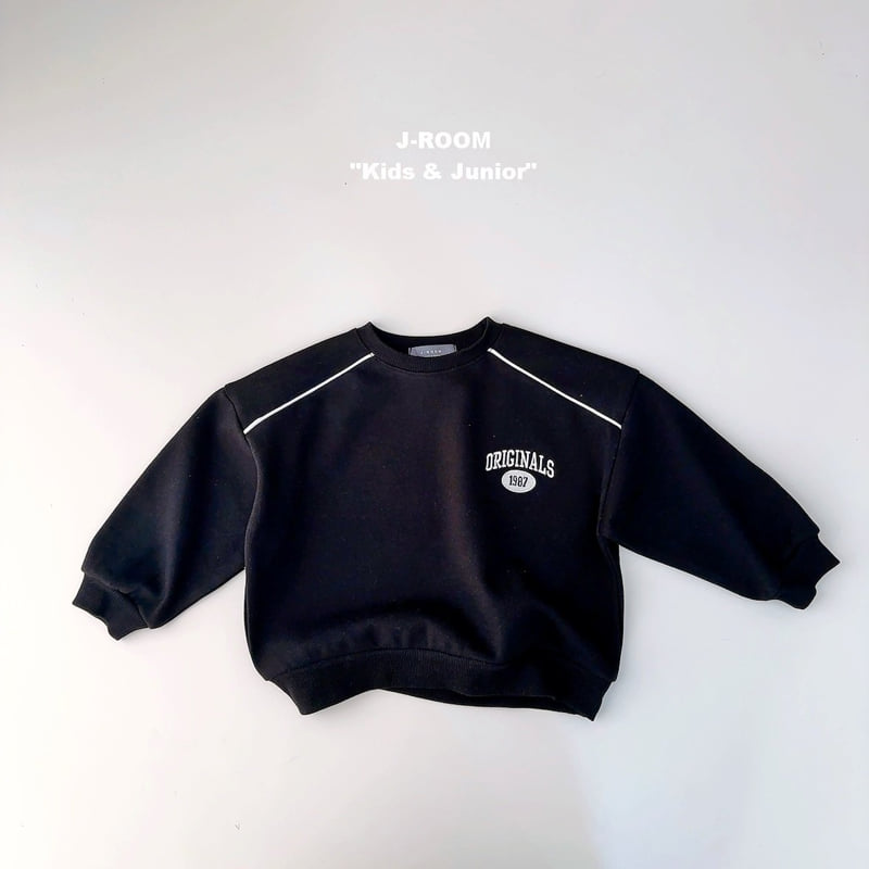 J-Room - Korean Children Fashion - #discoveringself - Embroidery Striped Sweatshirts - 10