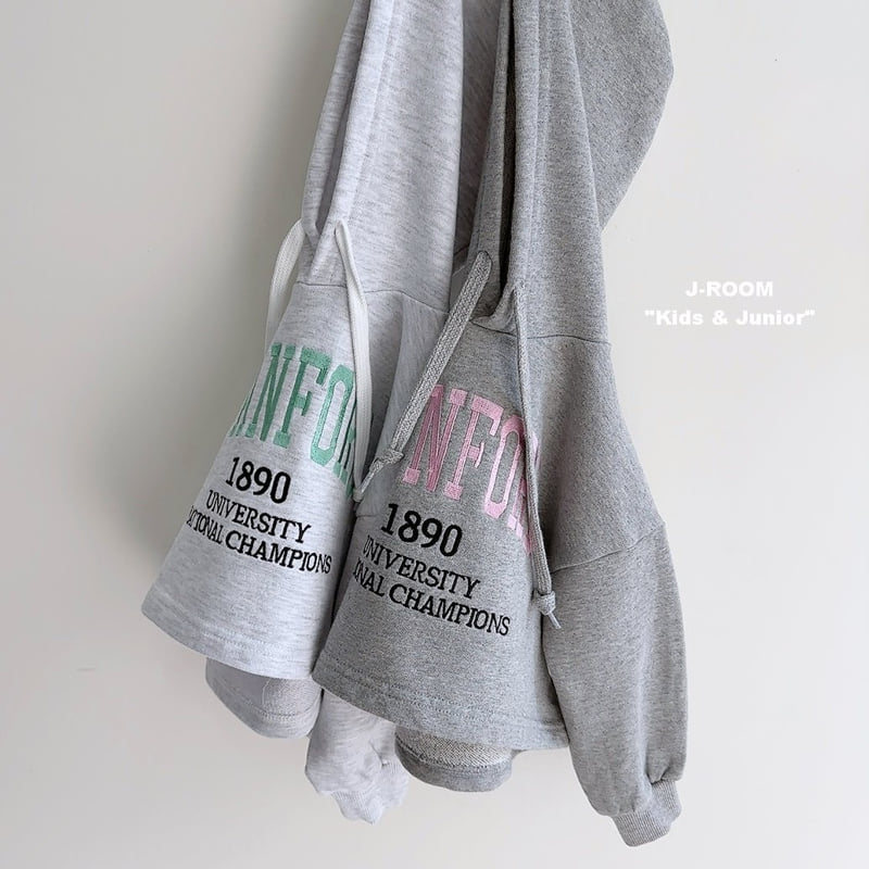 J-Room - Korean Children Fashion - #discoveringself - Stand Hood Crop - 4