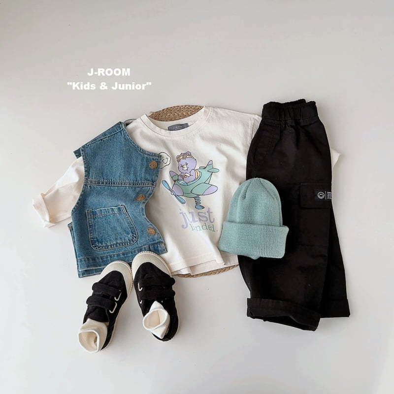 J-Room - Korean Children Fashion - #fashionkids - Airplane Printed Tee - 10