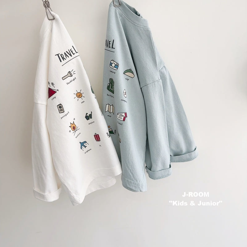 J-Room - Korean Children Fashion - #fashionkids - Travel Printed Tee - 3