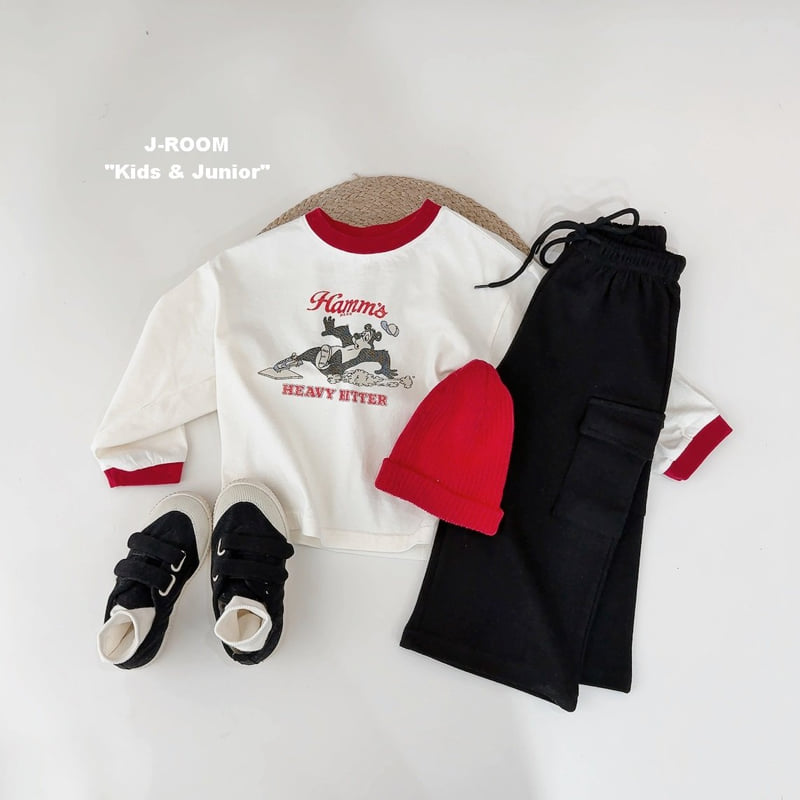 J-Room - Korean Children Fashion - #fashionkids - Hams Raglan Tee - 8