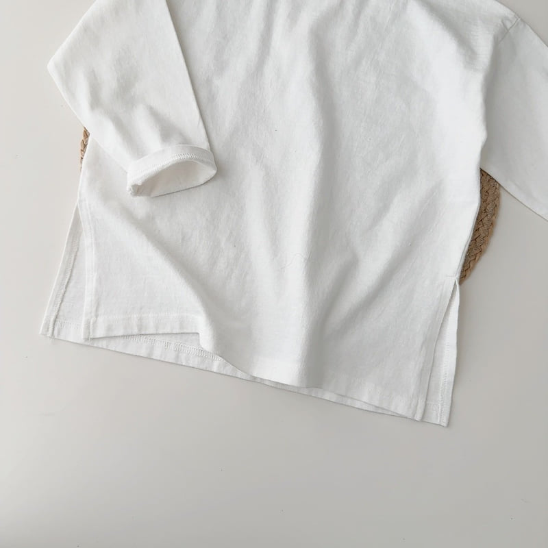 J-Room - Korean Children Fashion - #fashionkids - Point Label Long Tee - 6