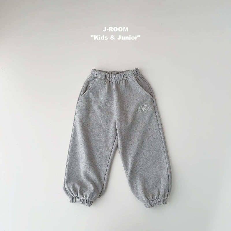 J-Room - Korean Children Fashion - #kidsshorts - Washed Embroidery Jogger Pants - 11