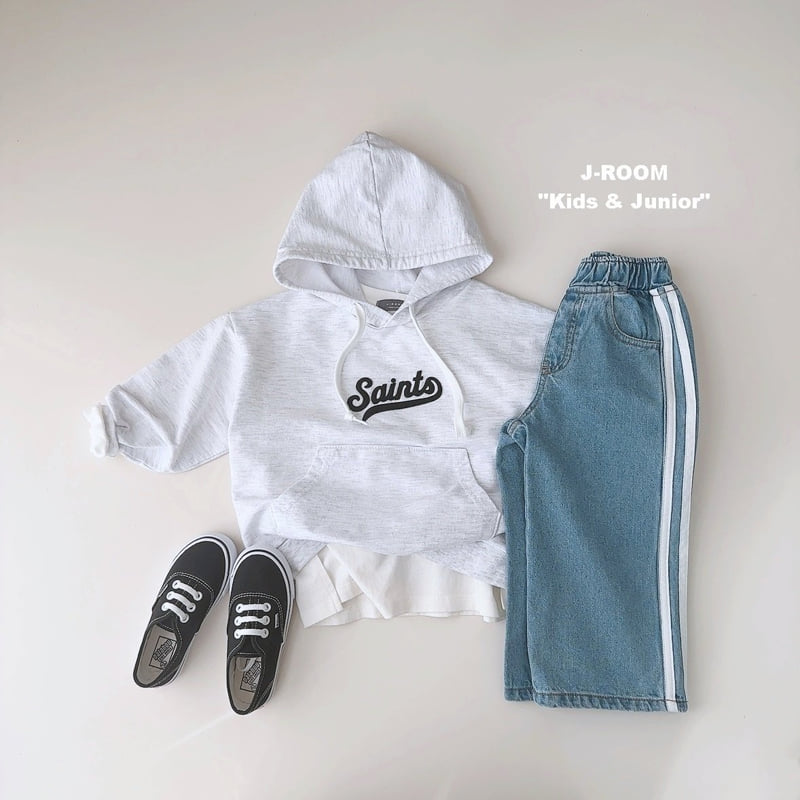 J-Room - Korean Children Fashion - #kidsshorts - Wide Denim Pants - 10
