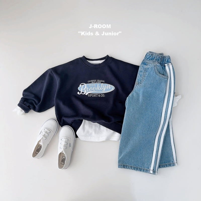 J-Room - Korean Children Fashion - #kidsshorts - Round Patch Sweatshirts - 8