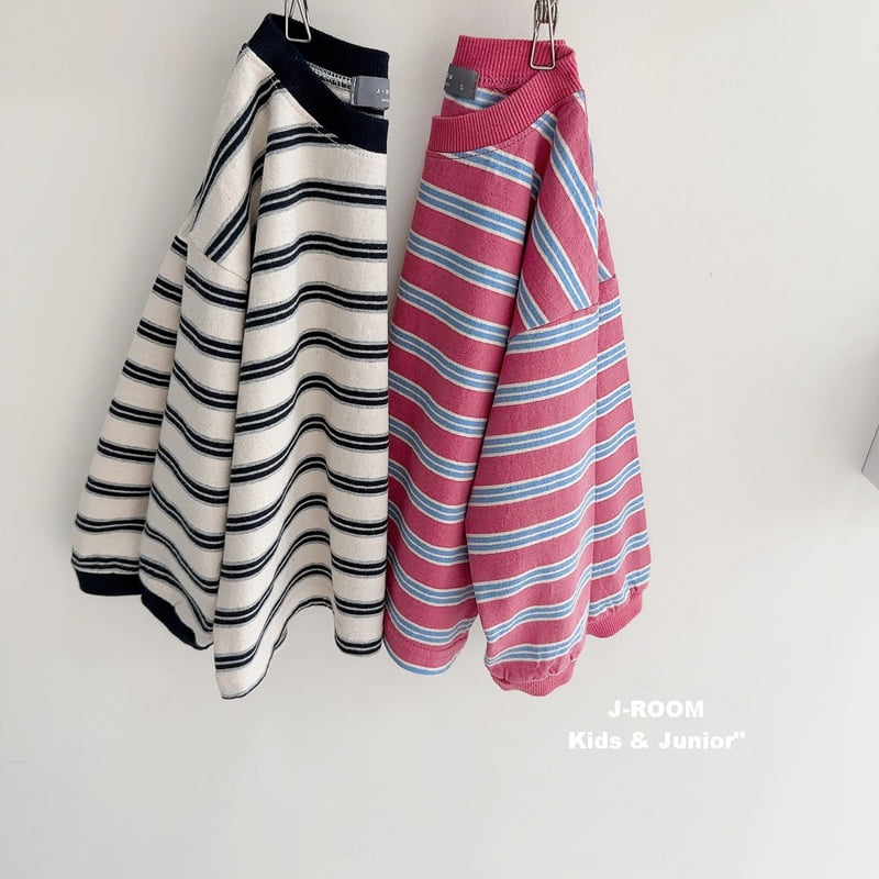 J-Room - Korean Children Fashion - #kidsshorts - Matilda Stripe Tee - 3