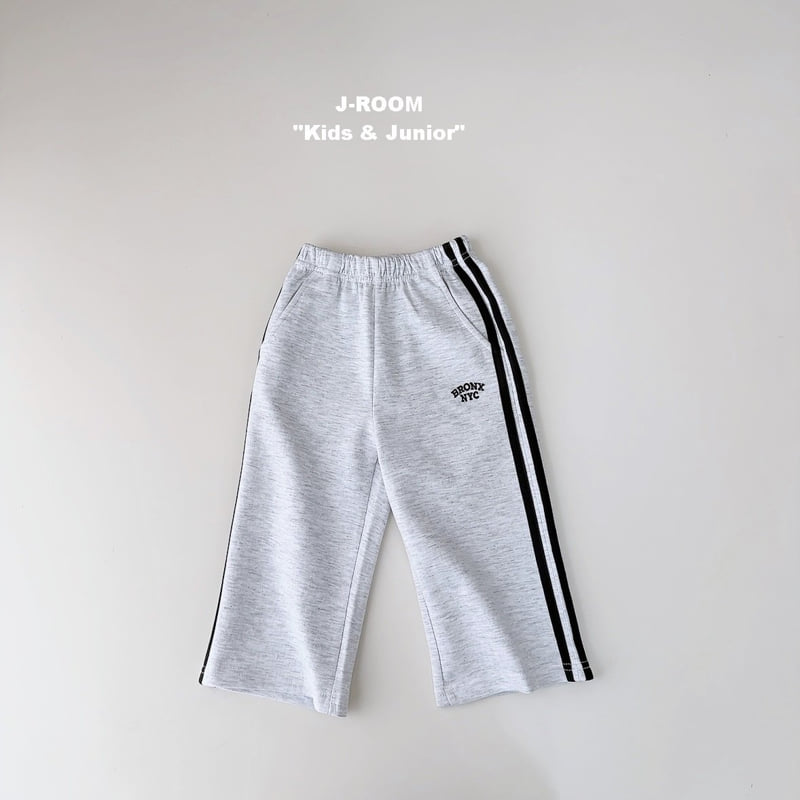 J-Room - Korean Children Fashion - #kidsstore - Embroidery Wide Pants - 11