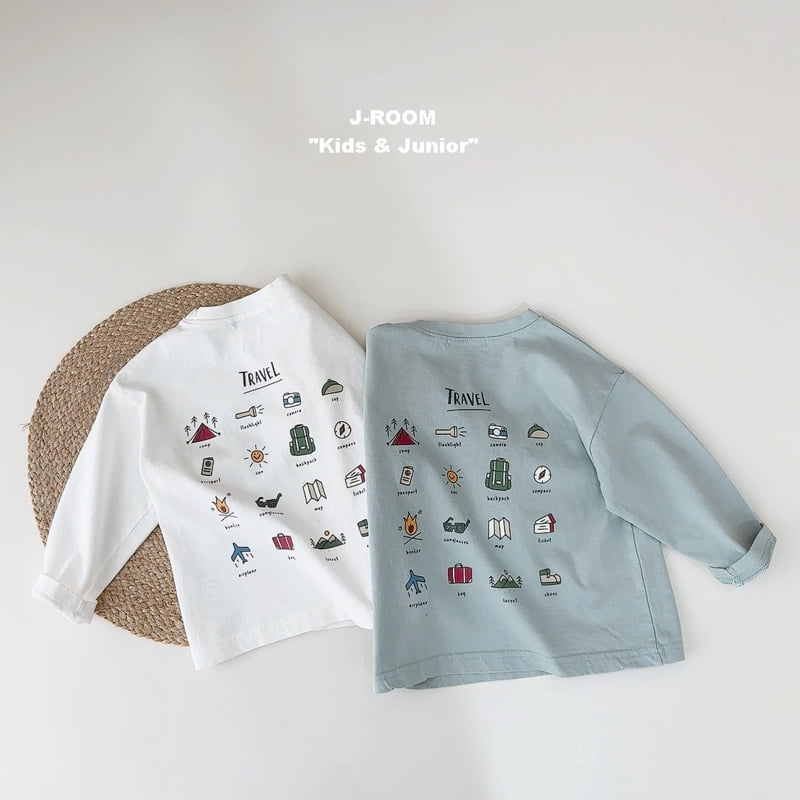 J-Room - Korean Children Fashion - #kidsstore - Travel Printed Tee - 5