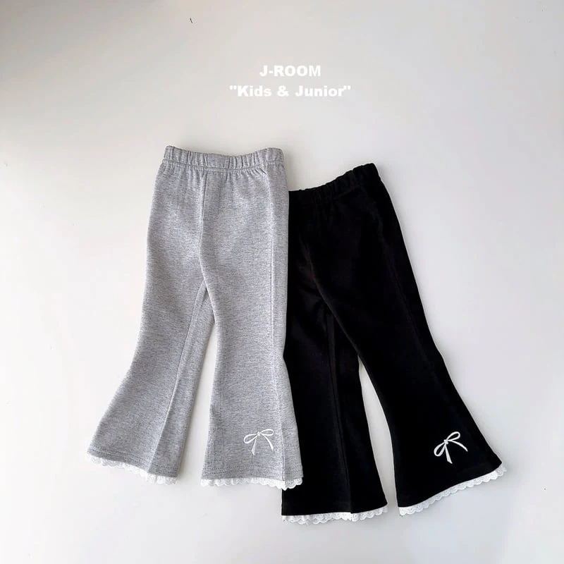 J-Room - Korean Children Fashion - #kidsstore - Lace Bootcut Pants