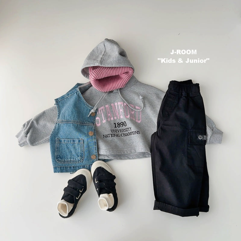 J-Room - Korean Children Fashion - #kidzfashiontrend - Stand Hood Crop - 7