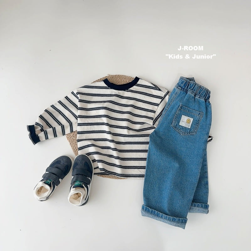 J-Room - Korean Children Fashion - #kidzfashiontrend - Matilda Stripe Tee - 5