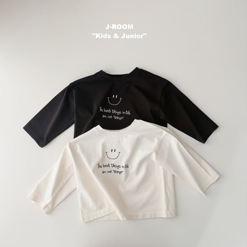 J-Room - Korean Children Fashion - #littlefashionista - Things Embroidery Tee