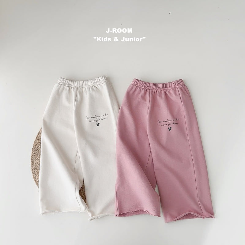 J-Room - Korean Children Fashion - #magicofchildhood - Lettering Wide Pants