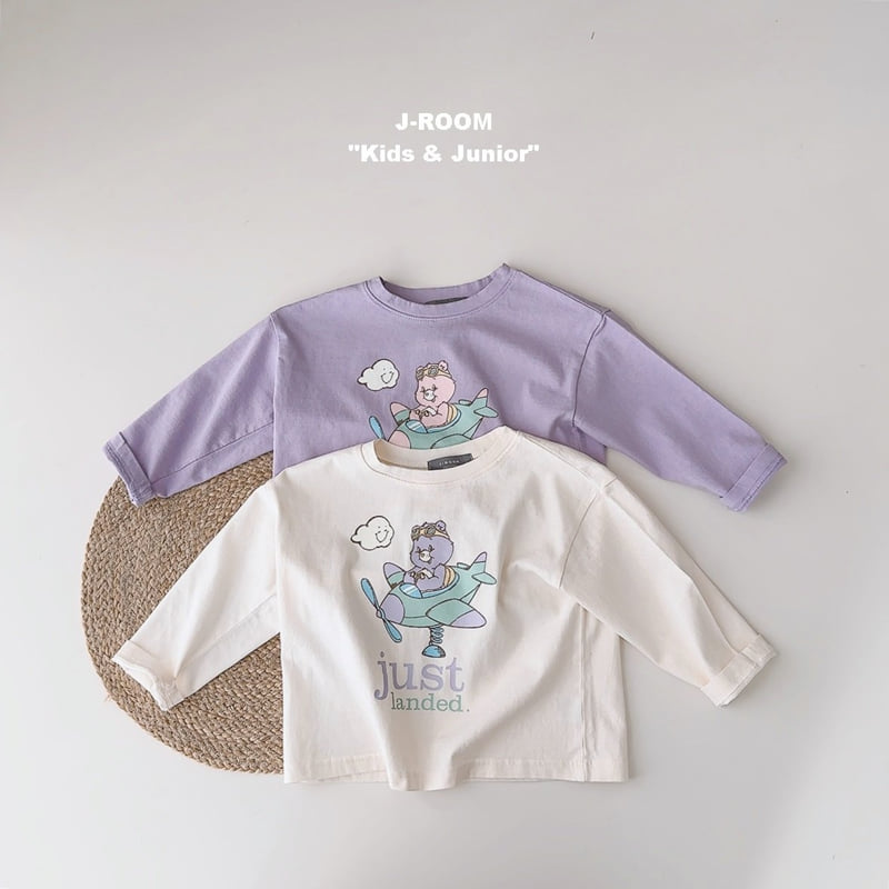 J-Room - Korean Children Fashion - #magicofchildhood - Airplane Printed Tee - 2