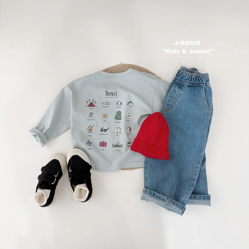 J-Room - Korean Children Fashion - #magicofchildhood - Travel Printed Tee - 9