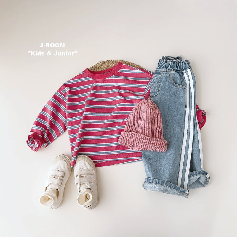 J-Room - Korean Children Fashion - #magicofchildhood - Matilda Stripe Tee - 8