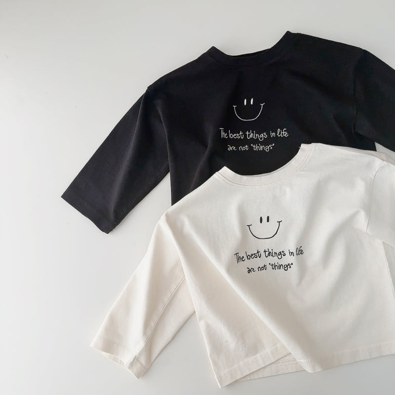 J-Room - Korean Children Fashion - #magicofchildhood - Things Embroidery Tee - 2