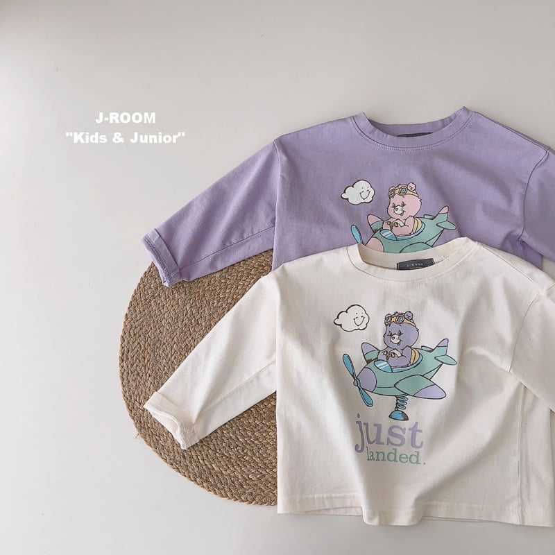 J-Room - Korean Children Fashion - #minifashionista - Airplane Printed Tee - 3