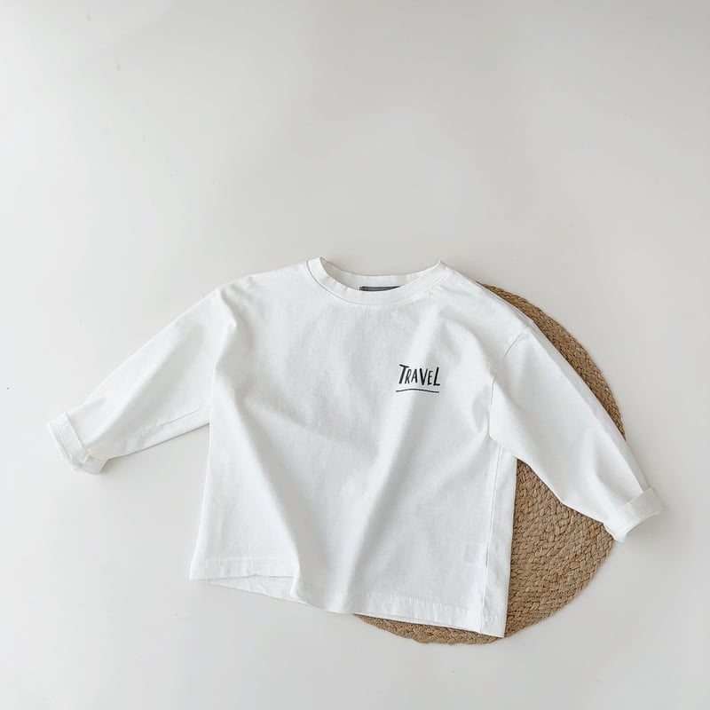 J-Room - Korean Children Fashion - #minifashionista - Travel Printed Tee - 10