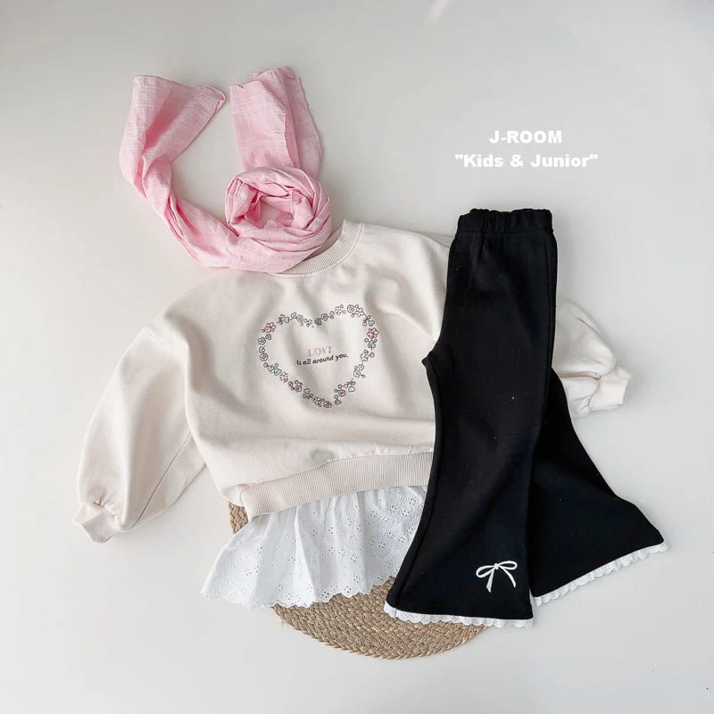 J-Room - Korean Children Fashion - #minifashionista - Lace Bootcut Pants - 6