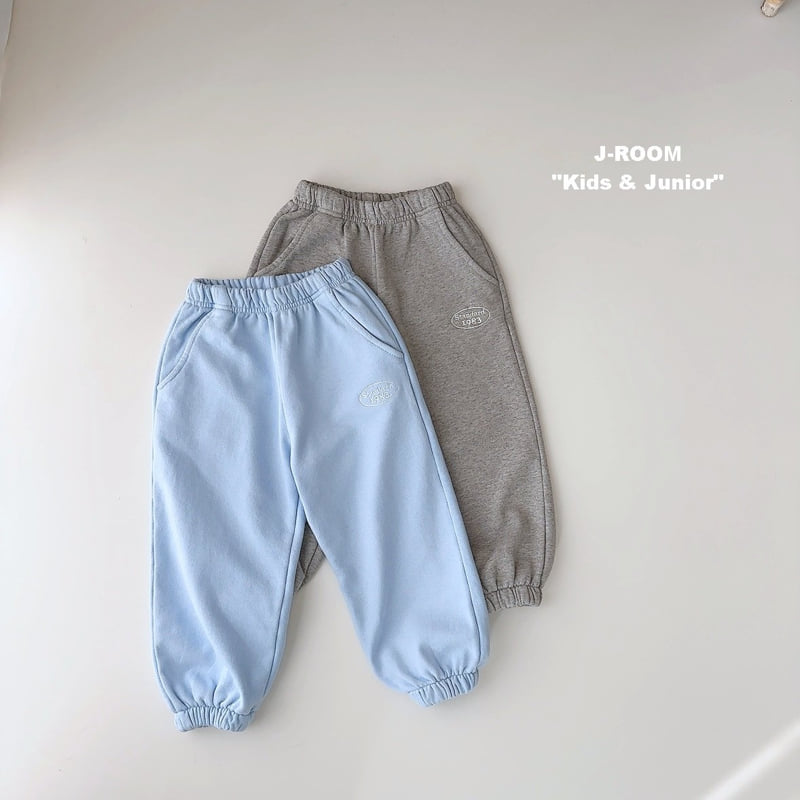 J-Room - Korean Children Fashion - #prettylittlegirls - Washed Embroidery Jogger Pants - 2