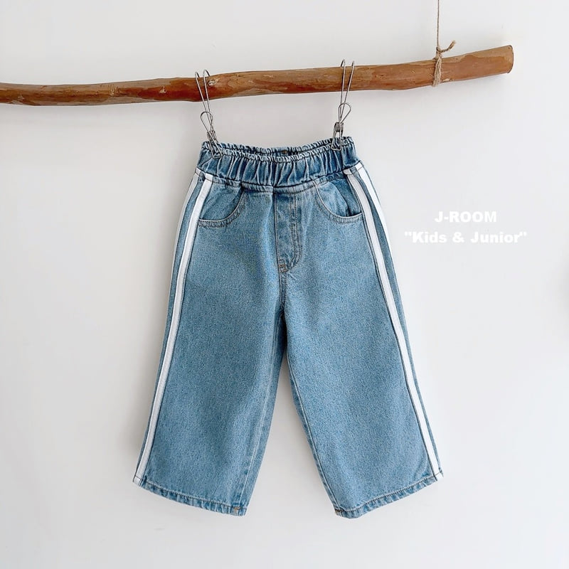J-Room - Korean Children Fashion - #prettylittlegirls - Wide Denim Pants