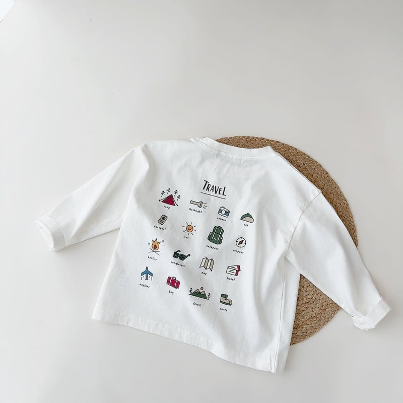J-Room - Korean Children Fashion - #prettylittlegirls - Travel Printed Tee - 11