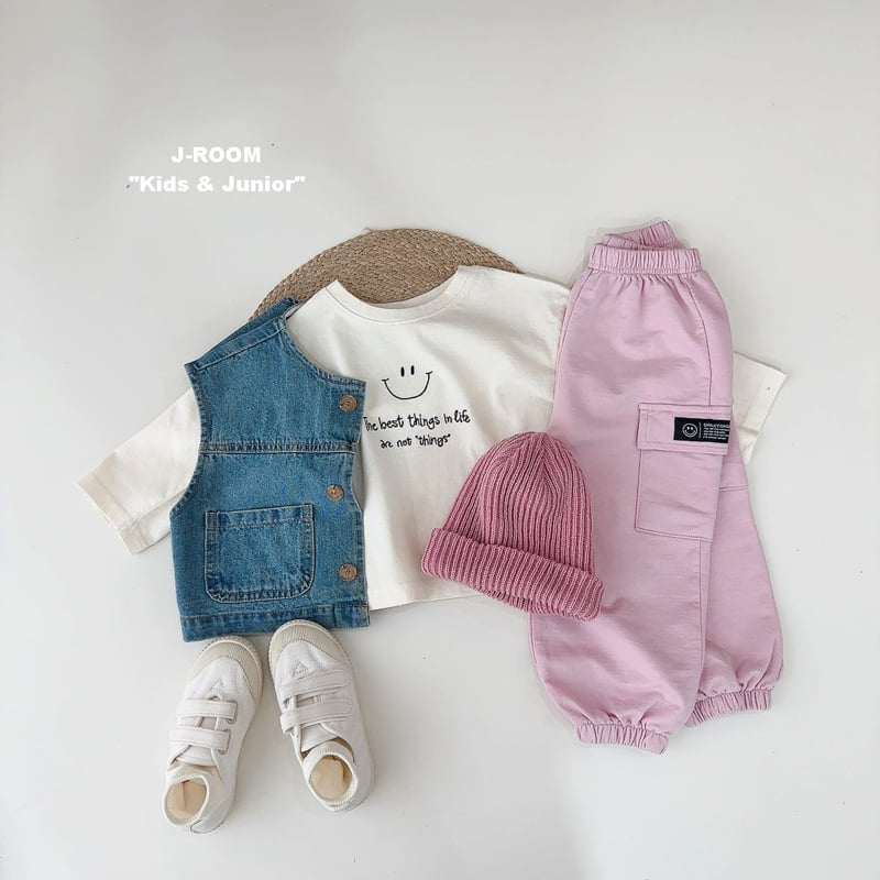 J-Room - Korean Children Fashion - #stylishchildhood - Things Embroidery Tee - 7