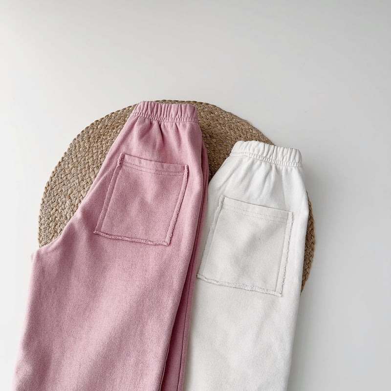 J-Room - Korean Children Fashion - #prettylittlegirls - Lettering Wide Pants - 4