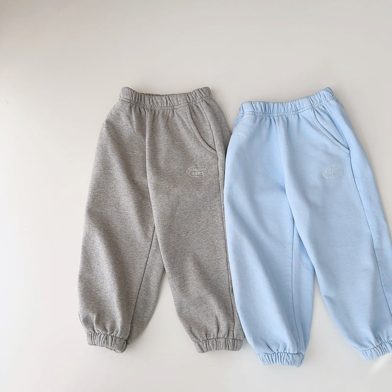 J-Room - Korean Children Fashion - #todddlerfashion - Washed Embroidery Jogger Pants - 3