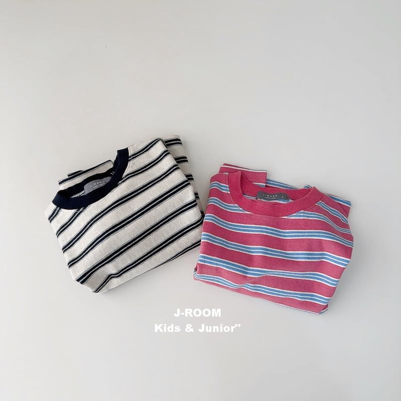J-Room - Korean Children Fashion - #todddlerfashion - Matilda Stripe Tee - 11