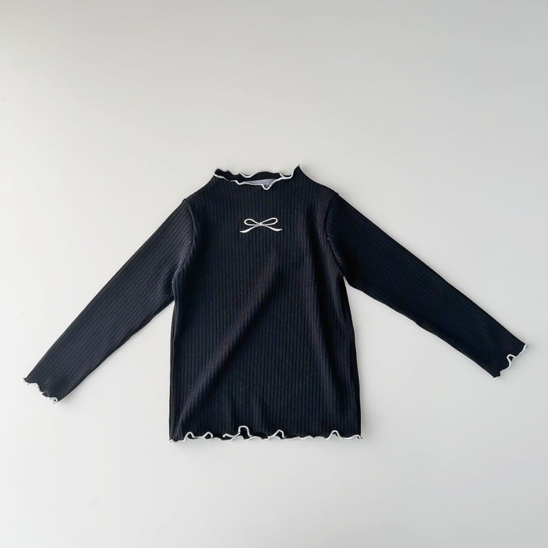 J-Room - Korean Children Fashion - #todddlerfashion - Ribbon Rib Wave Tee - 9