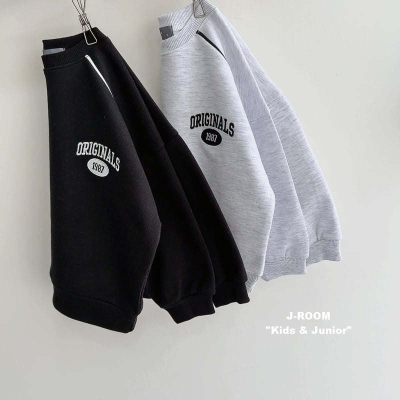 J-Room - Korean Children Fashion - #prettylittlegirls - Embroidery Striped Sweatshirts - 4