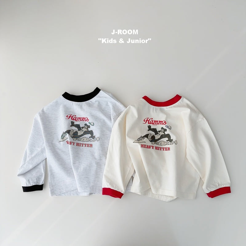 J-Room - Korean Children Fashion - #todddlerfashion - Hams Raglan Tee